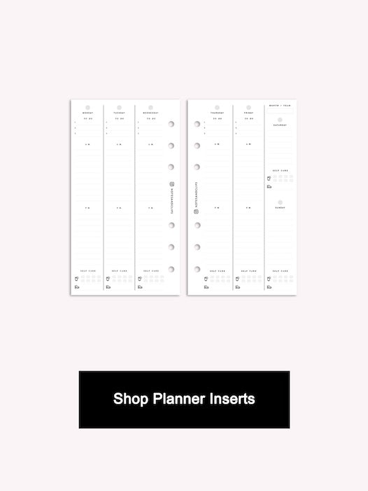 Planner Inserts