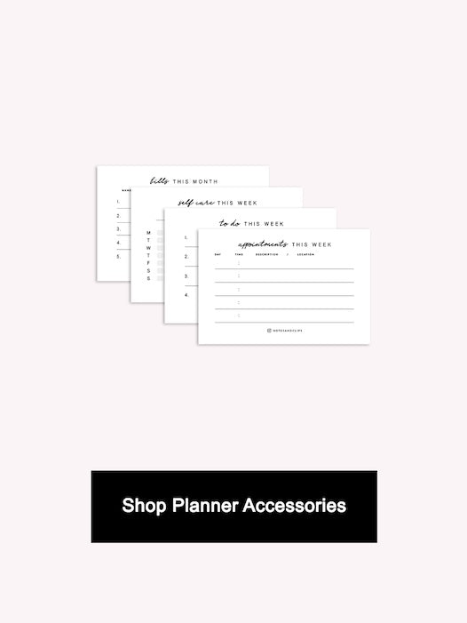 Planner Accessories
