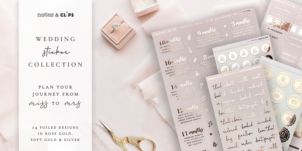 Wedding Planning Stickers