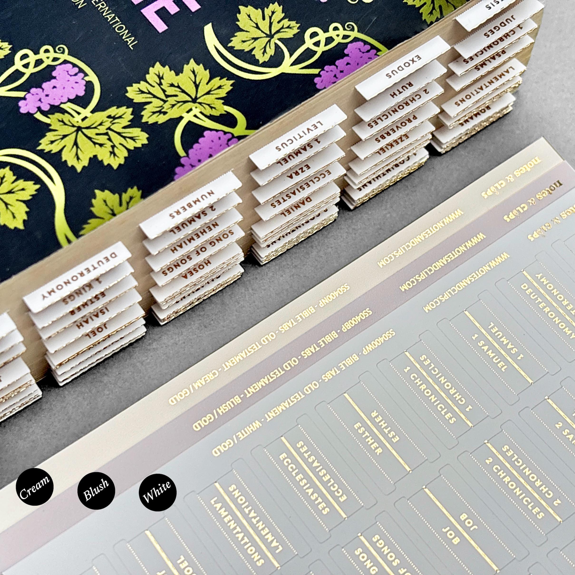 Bible Tabs - Foiled Tabs for Bibles