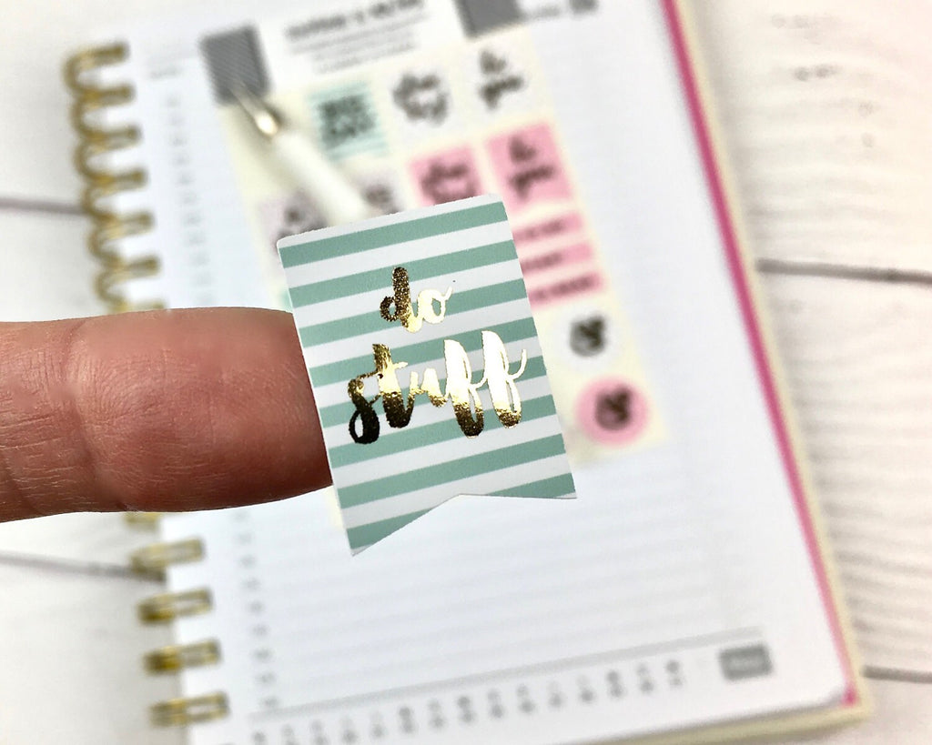 Foil Planner Stickers