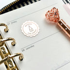 Foiled Wedding Achievement Badges - Wedding Planning Stickers