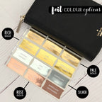 Foiled Large Planner Tab Stickers: Monthly Tab Covers