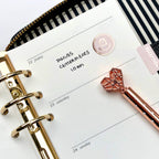 Foiled Appointment Stickers - Wedding Planning Stickers