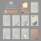 Day to Day Icon Sticker Book: Mini Planner Stickers