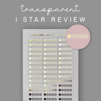 Foiled Star Rating 5 Sheet Sticker Bundle