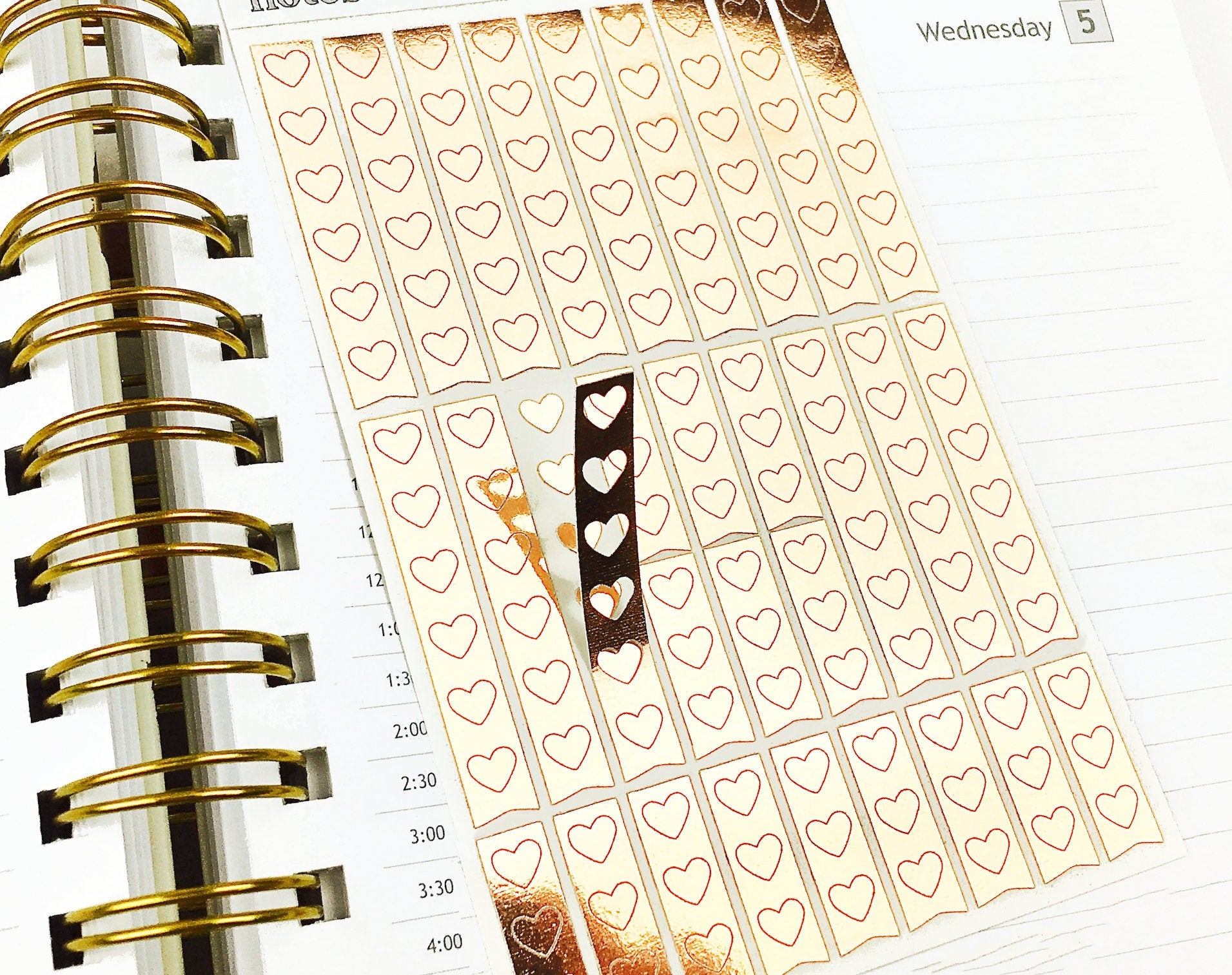 Foil Planner Stickers | 4 Sheet Utility Bundle