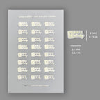 Foiled Bible Study Sticker