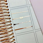 Foil Number and Letter Stickers: Planner Decoration, 3 Sheet Bundle