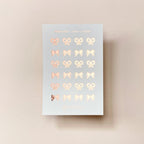 Foiled Bow Planner Stickers: Decorative Icon Stickers