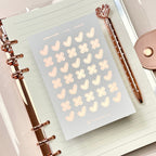 Foiled Tick & Cross Planner Stickers: Bujo Task Icons
