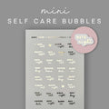 Self Care Planner Stickers: Gold Foil Script Stickers