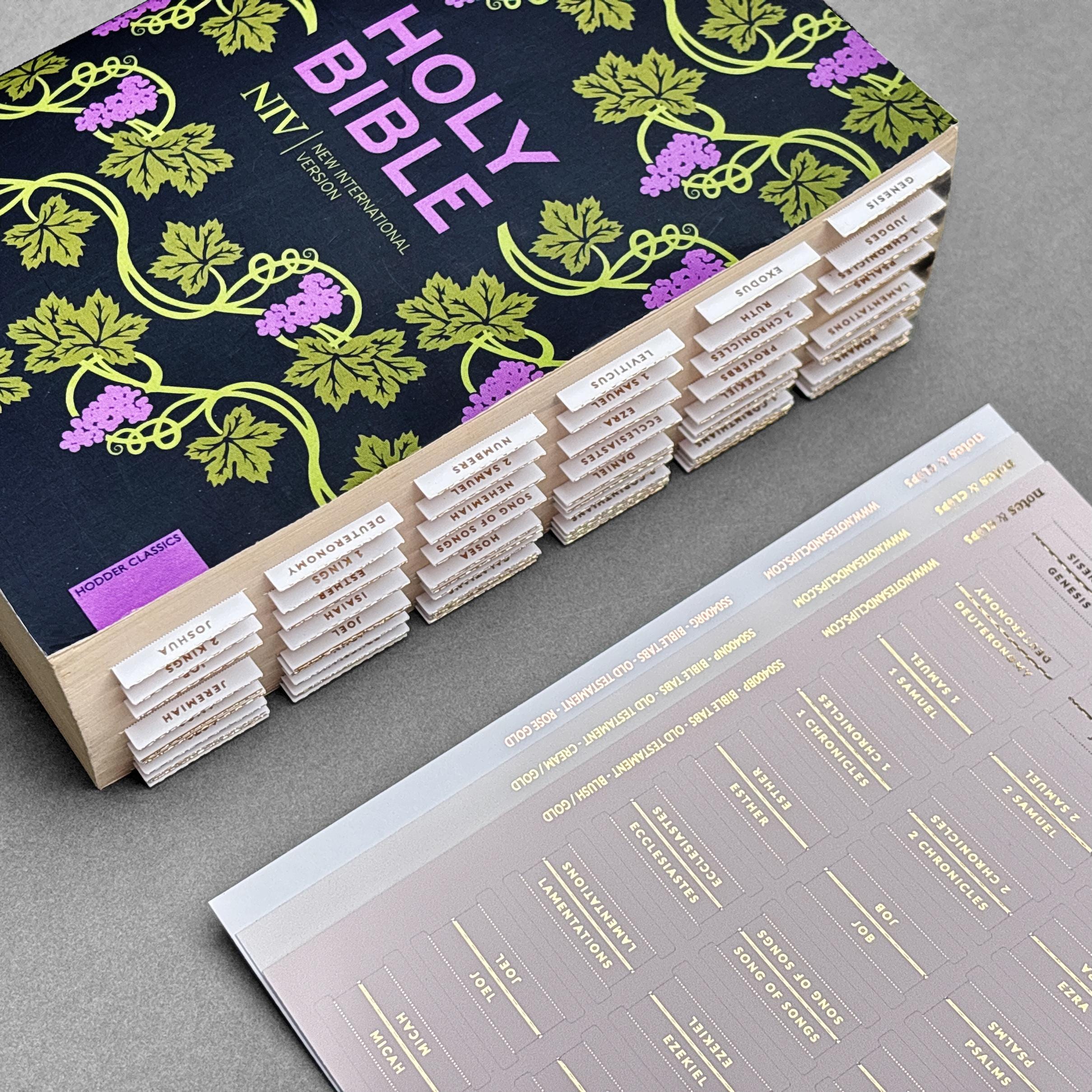 Bible Tabs - Foiled Tabs for Bibles