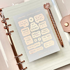 Foiled Motivational Planner Stickers