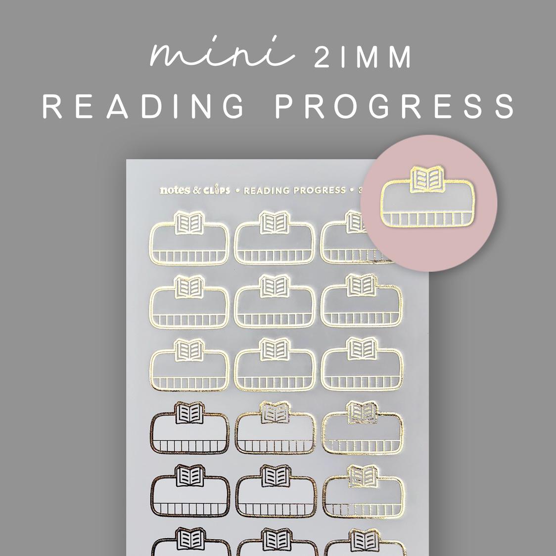 Reading Tracker Sticker Sheet