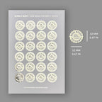 Foiled Weight Loss Stickers - Non Scale Victory Awards