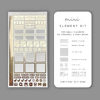 Mini Planner Stickers: Blush & Gold Functional Stickers