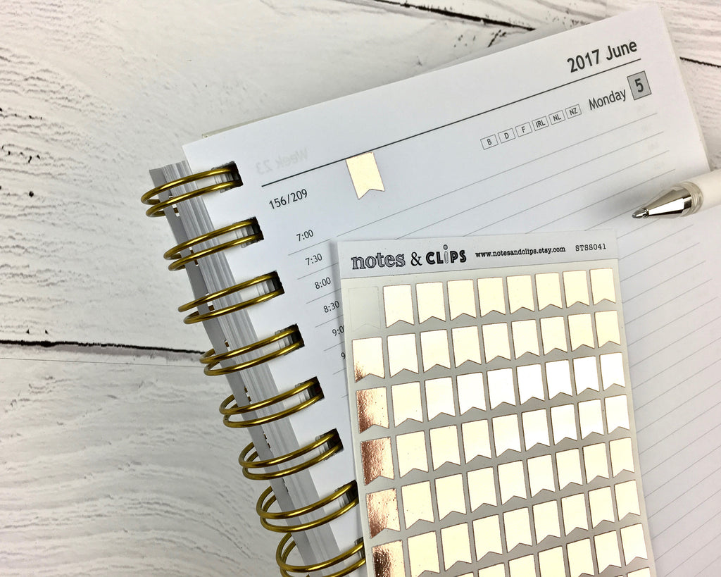 Foil Flag Planner Stickers: 99 Mini Stickers