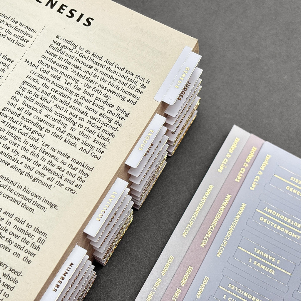 Bible Tabs - Foiled Tabs for Bibles
