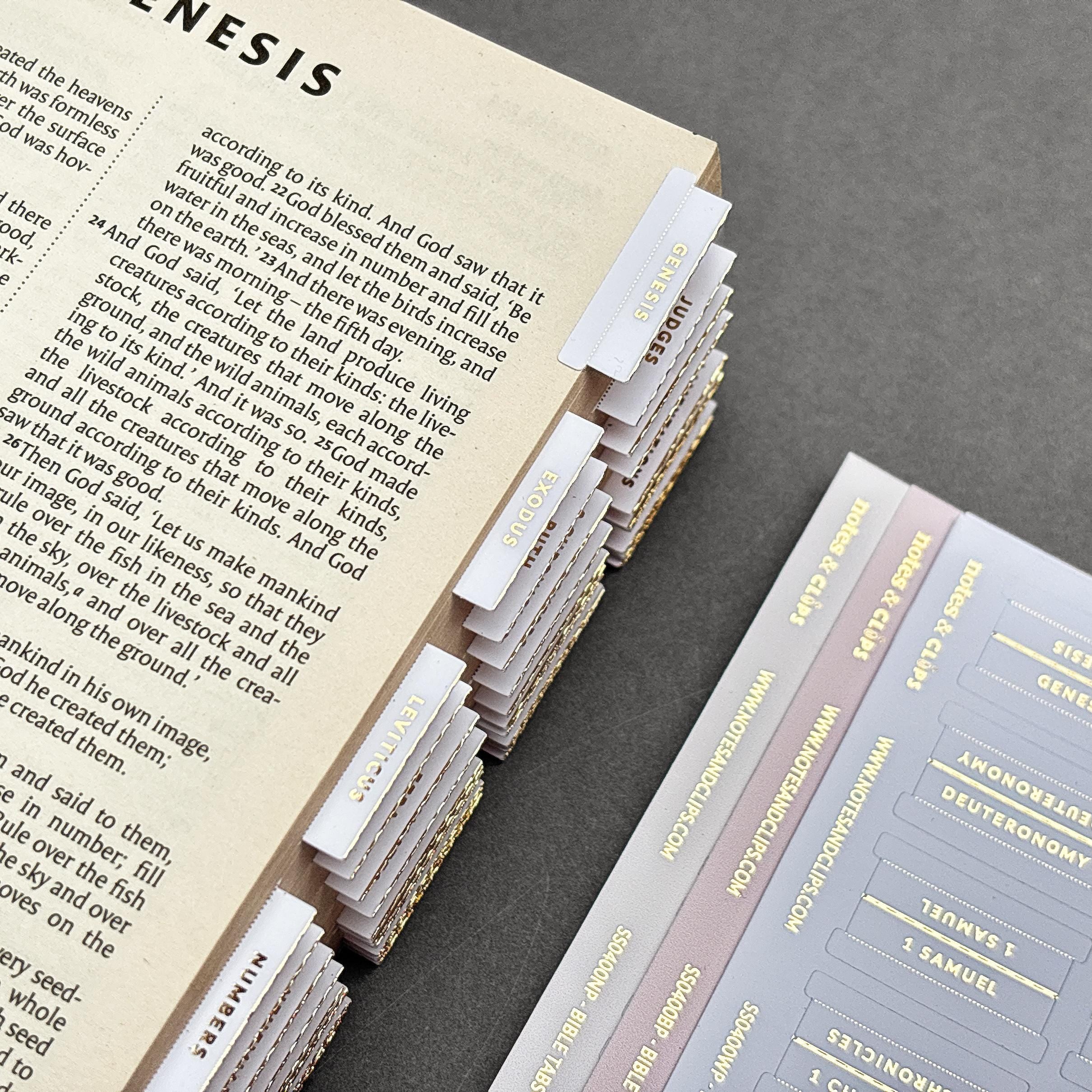 Bible Tabs - Foiled Tabs for Bibles