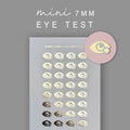 Foiled Eye Test Stickers