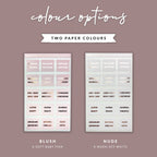 Foiled Wedding Planner Tabs: Ceremony, Reception, Guests