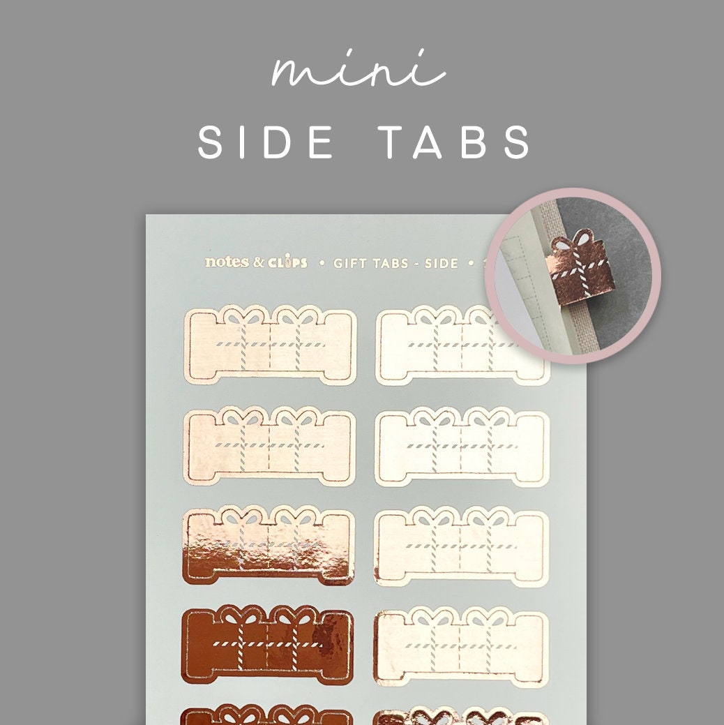 Page Markers for Planners, Mini Tabs, Gift Bookmark, Planner Bookmark