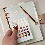 Foiled Tick & Cross Planner Stickers: Bujo Task Icons