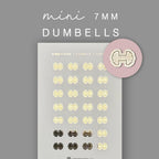 Gold Foil Workout Stickers: Gym Planner Icons