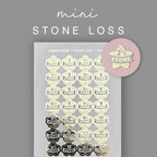 Foiled Weight Loss Stickers - Stone Loss Stars