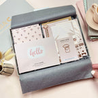 Blush Pink Stationery Set: Rose Gold Accents, Letterbox Gift