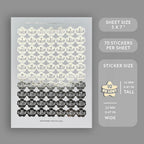 Foiled Weight Loss Stickers – Kgs Lost Star Tracker 0.5kg - 35kg