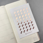 Mini Candy Icons Planner Stickers: Foiled Decorative Stickers