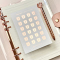 Foiled Piggy Bank Planner Stickers: Savings Tracker Icons