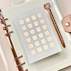 Foiled Piggy Bank Planner Stickers: Savings Tracker Icons