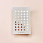 Foil Planner Stickers: Mini Thumbs Up/Down Icons - Gold or Rose Gold