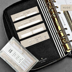 Pack of 8 Planner Cards - Black and White, Minimalistic Planner