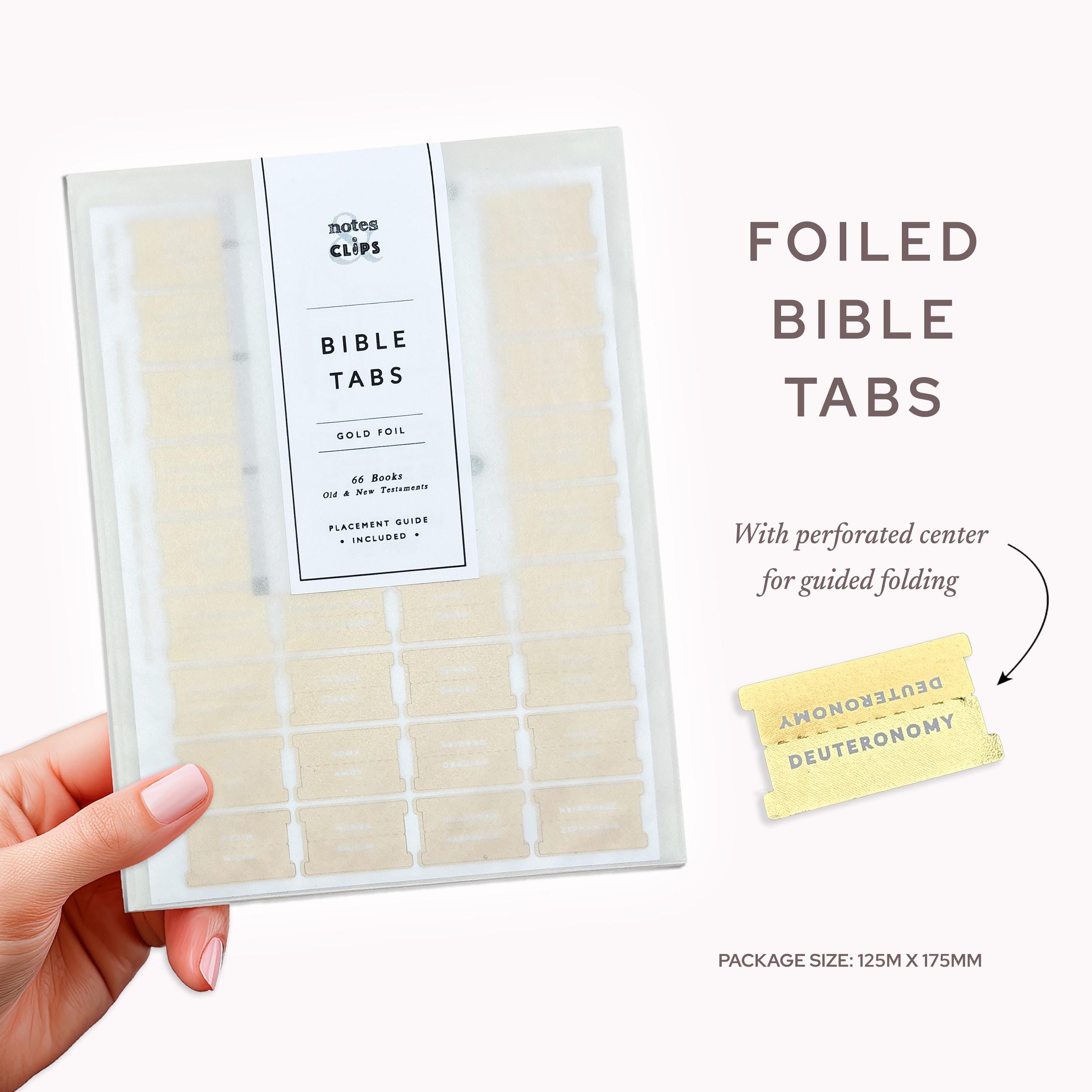 Bible Tabs - Foiled Tabs for Bibles