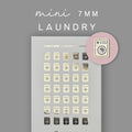 Gold Foil Laundry Stickers: Planner Icons