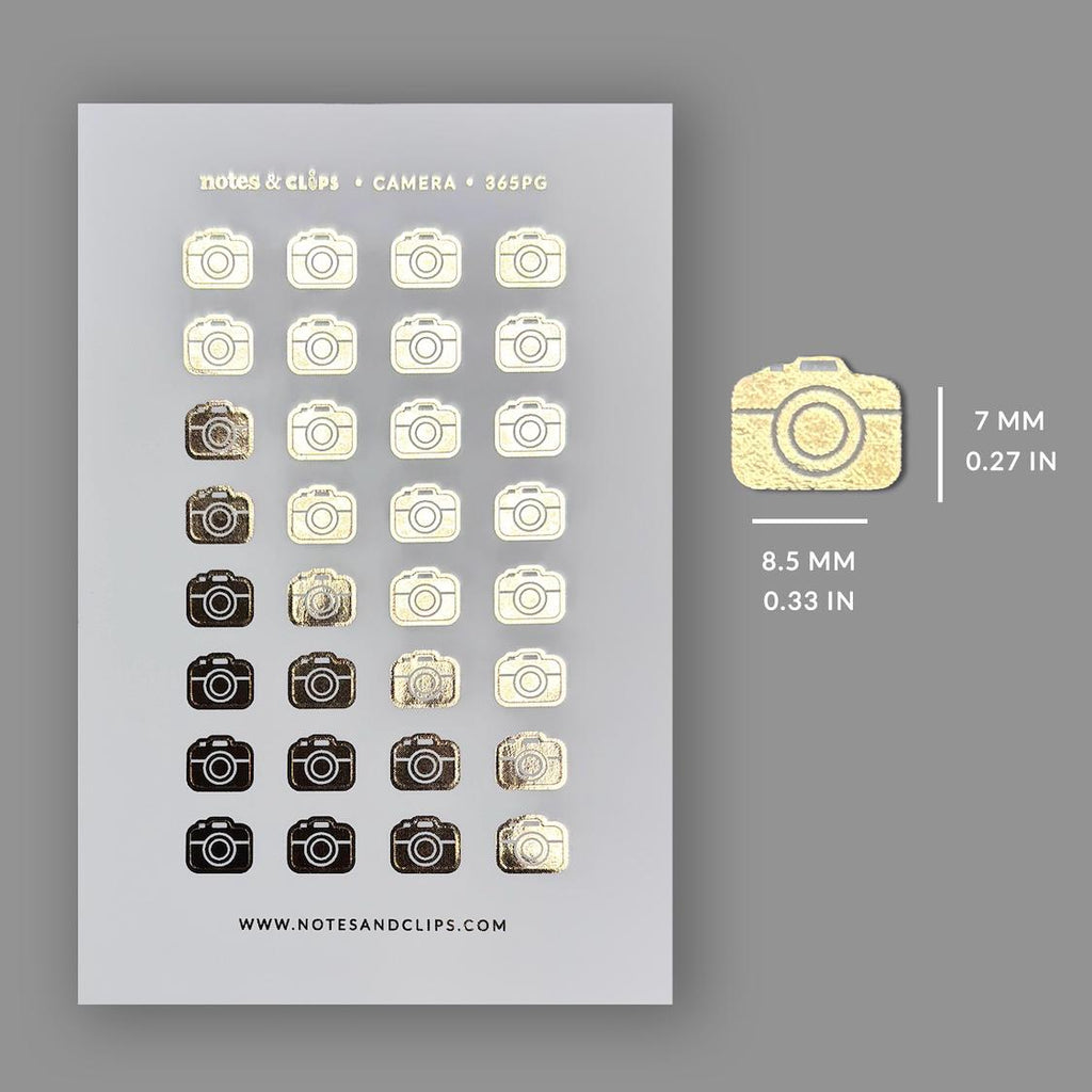 Camera Icon Planner Stickers