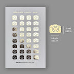 Camera Icon Planner Stickers