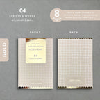 Scripts and Words Sticker Book: Mini Planner Stickers