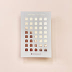 Foiled Mini Gift Icons Planner Stickers