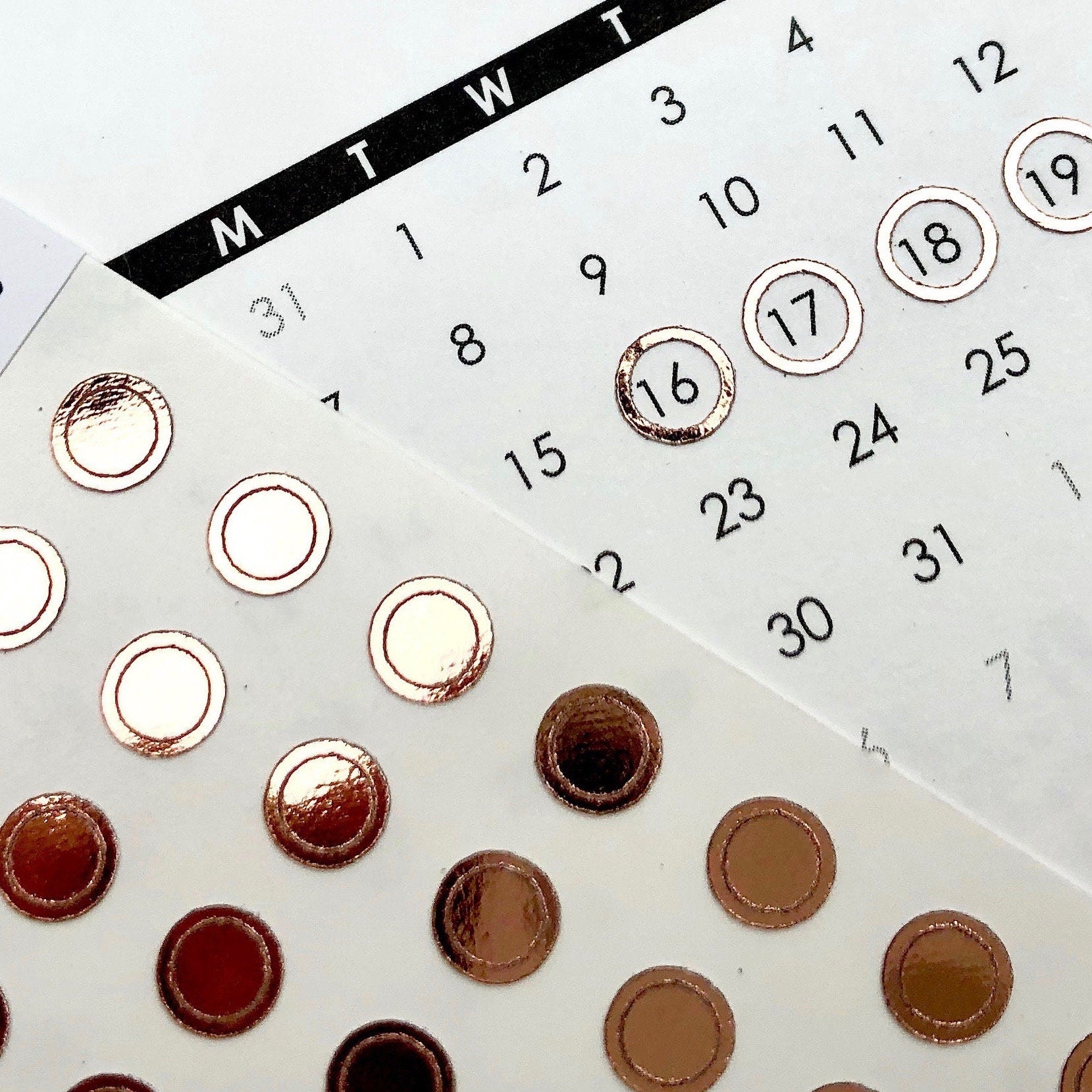 Foil Planner Stickers | 4 Sheet Utility Bundle