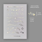 Star Planner Stickers - Foiled Sprinkle Stickers