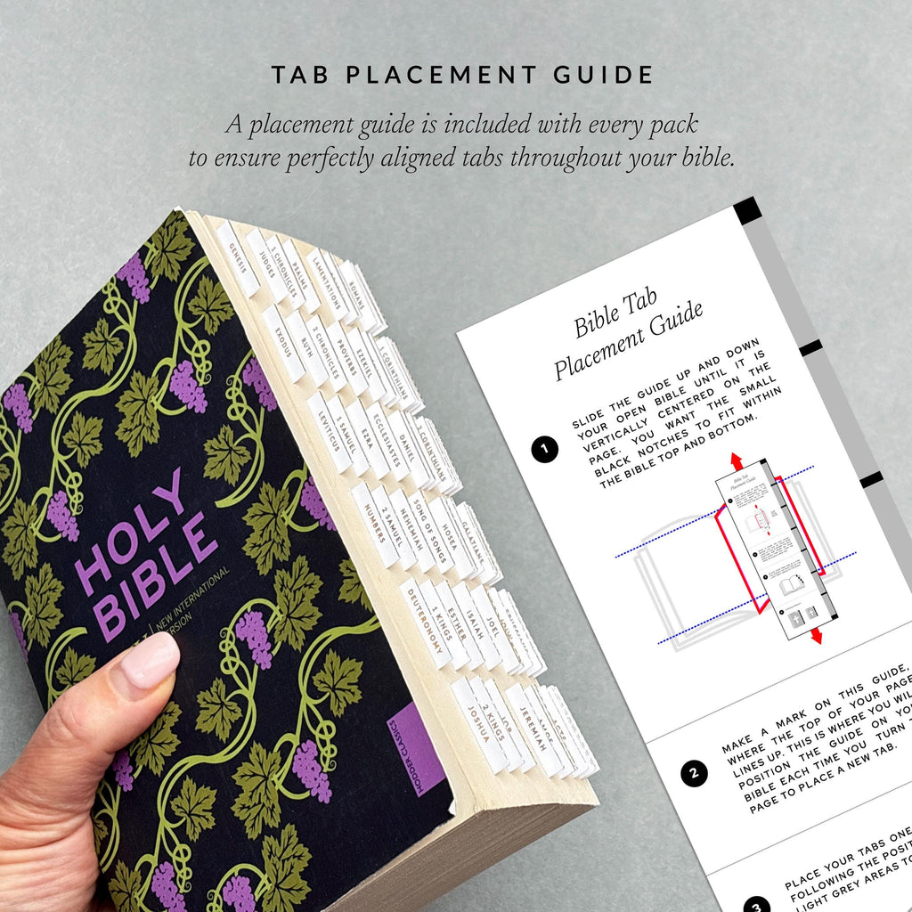 Bible Tabs - Foiled Tabs for Bibles