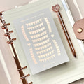 Foiled Bunting Planner Stickers: Decorative Divider Stickers