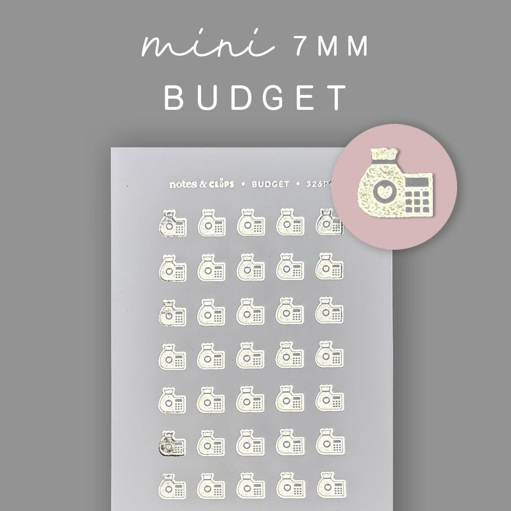 Foiled Budget Planner Stickers