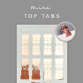 Page Markers for Planners, Mini Tabs, Gift Bookmark, Planner Bookmark
