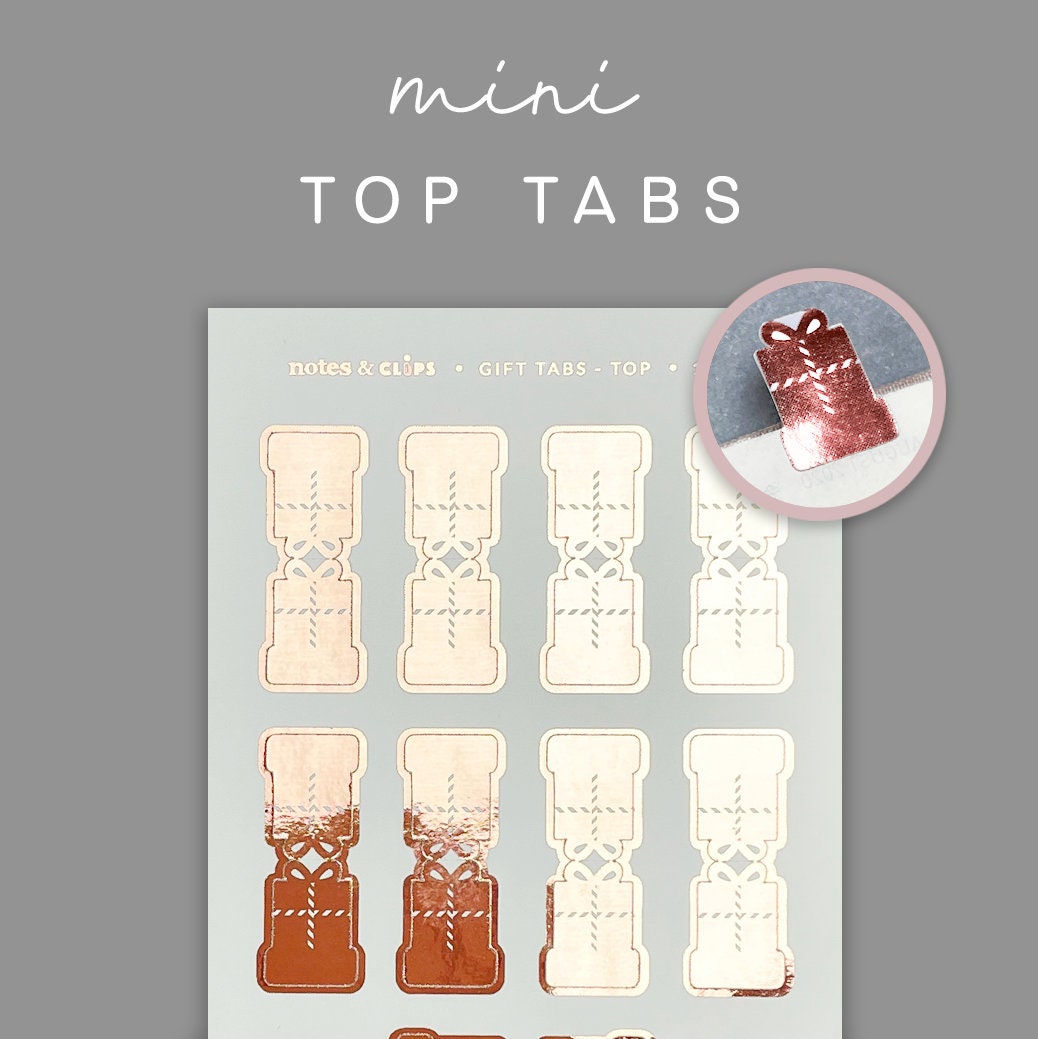 Page Markers for Planners, Mini Tabs, Gift Bookmark, Planner Bookmark